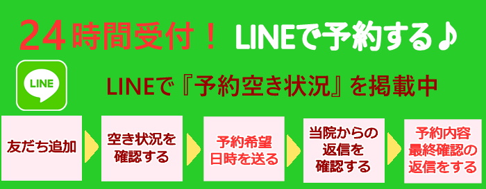 湘南ひらつか整体院のLINE予約の手順